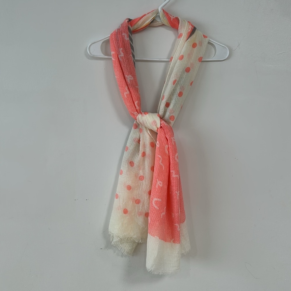 Abstract Colorful Patterned Scarf - Picture 5 of 5